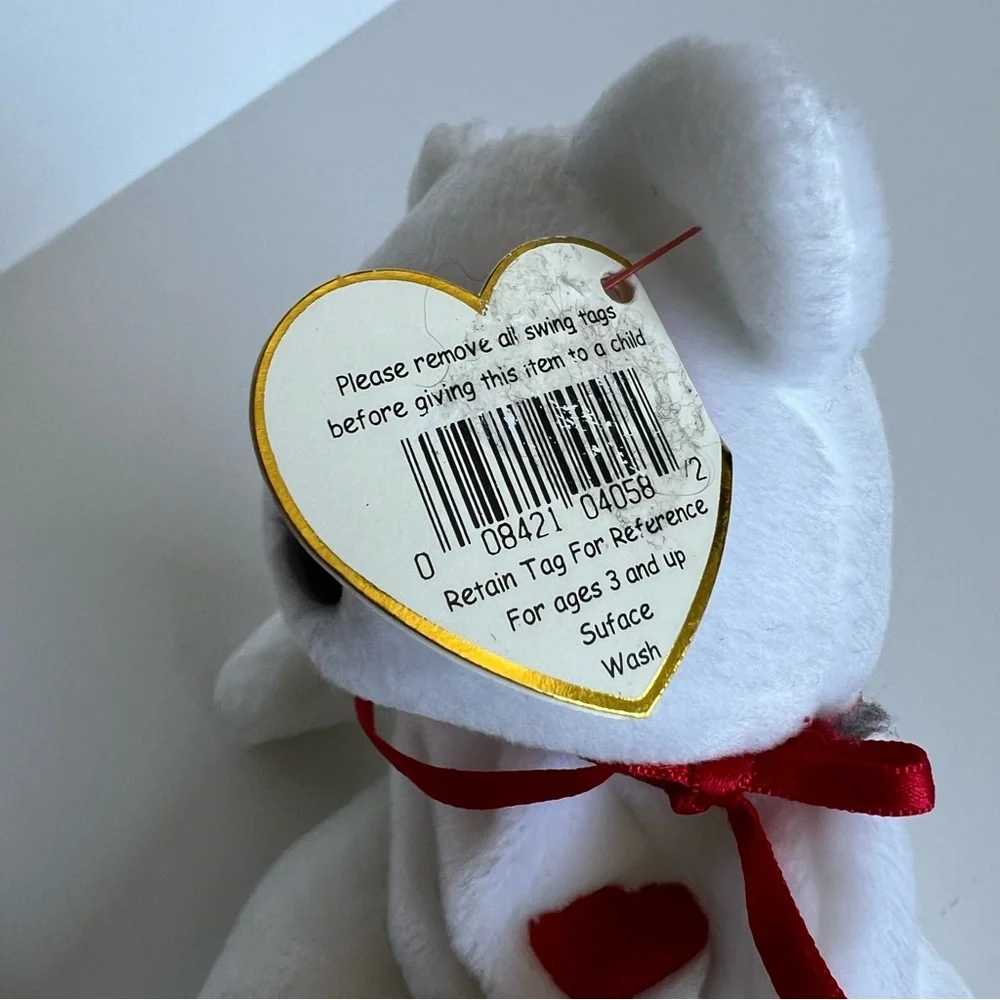 Beanie Babies Valentino the‎ Bear 1993 Ty Plush Bear